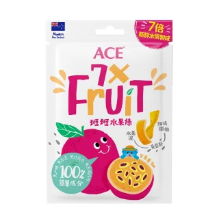 【ACE】軟糖斑斑水果條 90公克 世界果園紐西蘭(百香果+奇亞籽)