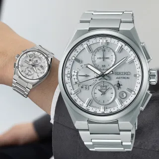 【SEIKO 精工】Astron系列 GPS 鈦金屬 太陽能計時腕錶 七夕 情人節 禮物 送禮 推薦(SSH159J1/5X83-0AE0S)