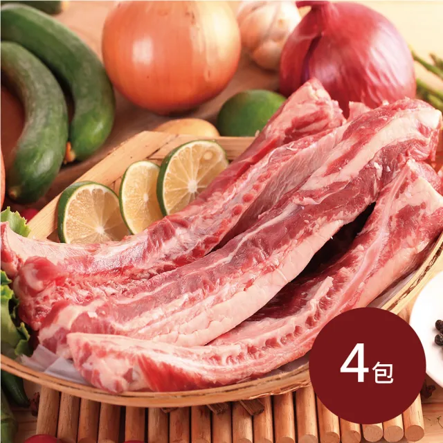 【料里長】美國安格斯牛肋條4包組(800g/包)