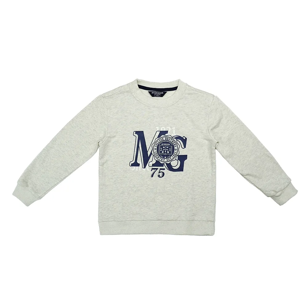 【MCGREGOR 瑪格麗格】logo徽章印花圓領T恤-男童款(246702)