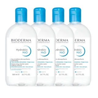 【BIODERMA】雙11限定★水潤潔膚液500ml 共4入(溫和潔淨 舒緩水潤)