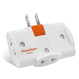 【PowerSync 群加】2P 3插180度旋轉壁插/2色(TC3200/TC3290)