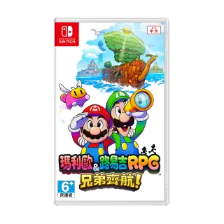 【Nintendo 任天堂】NS Switch 瑪利歐＆路易吉RPG 兄弟齊航！(中文版 台灣公司貨)