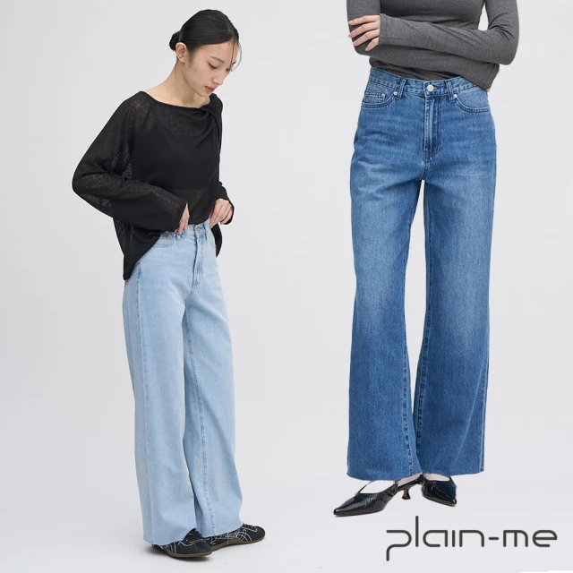 plain-me 雙11 SAAKO 丹寧牛仔長褲 SAA3810-242(女款 共2色 長褲 休閒長褲 牛仔褲 丹寧)