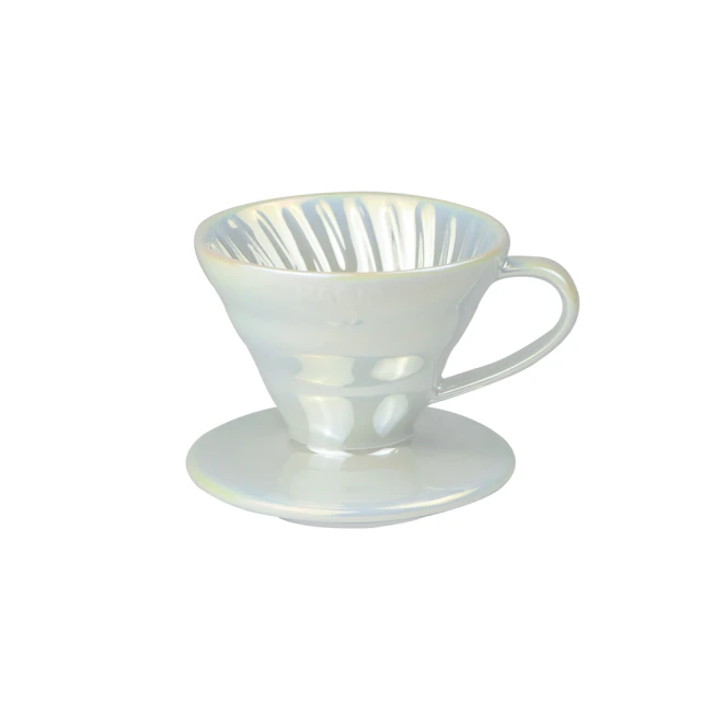 HARIO V60鈦白珠光濾杯 1-2杯份(VDC-01-WO-TW)