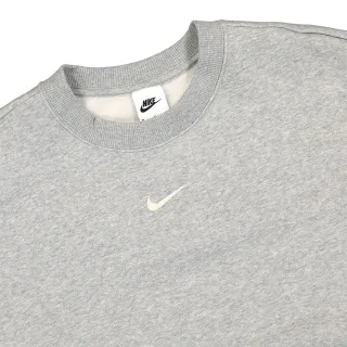 【NIKE 耐吉】PHNX FLC OS Crew 女款 灰色 運動 休閒 寬鬆 磨毛 棉質 大學T 長袖 DQ5734-063
