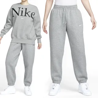 【NIKE 耐吉】PHNX FLC HR OS Pant 2 女款 灰色 縮口 內刷毛 抽繩 寬鬆 長褲 FZ5997-063
