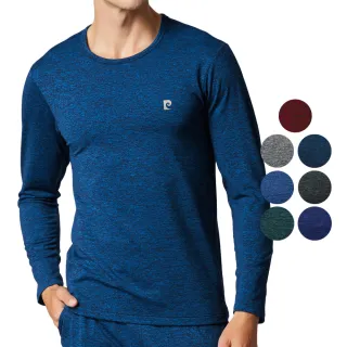 【pierre cardin 皮爾卡登】//2件組 新機能素材厚絨陽離子保暖居家圓領長袖-速(舒適好穿/保暖衣/男內衣)