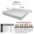 【ASSARI】百特3M防潑水歐式緹花三線獨立筒床墊(雙大6尺)