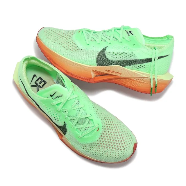 【NIKE 耐吉】競速跑鞋 ZoomX Vaporfly Next% 3 Eliud Kipchoge 男鞋 綠(HJ7040-300)