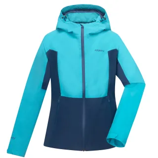 【ATUNAS 歐都納】女款GORE-TEX PACLITE PLUS石墨烯單件式外套(A1GT2507W冰河藍/丈藍/防風/防水/保暖/輕量)