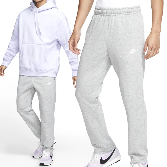 NIKE 耐吉 Club Pant OH FT 男款 灰色 運動 休閒 棉褲 毛圈布 刺繡Logo 長褲 BV2714-063