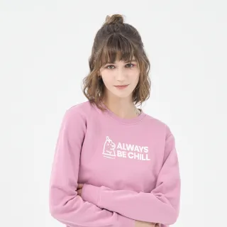 【GIORDANO 佐丹奴】女裝長袖大學TEE matsui聯名系列(11 蘭霧灰紫)