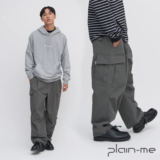 plain-me 雙11 抗撕裂打褶軍褲 PLN4020-242(男款/女款 共2色 長褲 休閒長褲 軍褲)