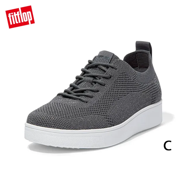 【FitFlop】RALLY TONAL KNIT SNEAKERS 運動風繫帶休閒鞋-女(共4色)