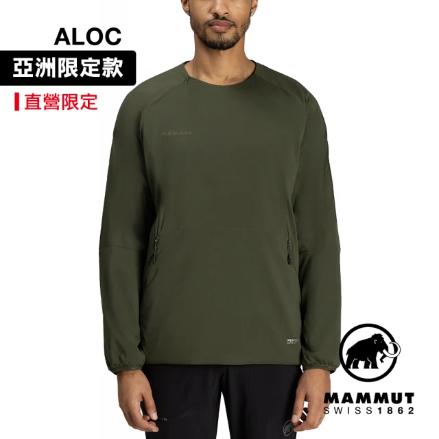 Mammut 長毛象 Seon IN Crew Neck AF 日系防風保暖長袖上衣 中性款 深沼澤綠 #1013-03340