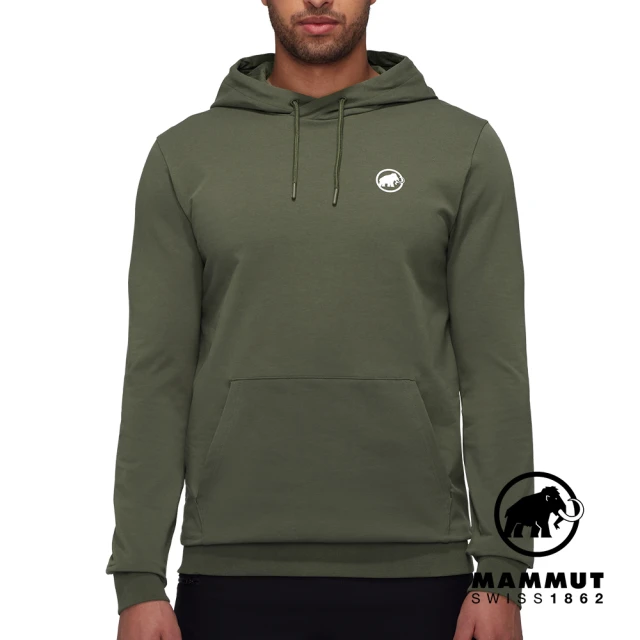 Mammut 長毛象 Mammut ML Hoody Men Original 機能休閒長袖帽T 男款 深沼澤綠 #1014-05320