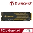 【Transcend 創見】MTE250S 4TB M.2 2280 PCIe Gen4x4 SSD固態硬碟 支援PS5(TS4TMTE250S 新舊包裝隨機出貨)