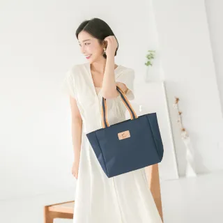 【uma hana】單色C大調多用途旅行外出可橫放A4的防水包 中拉包(公事袋/文件袋/補習袋/萬用袋)