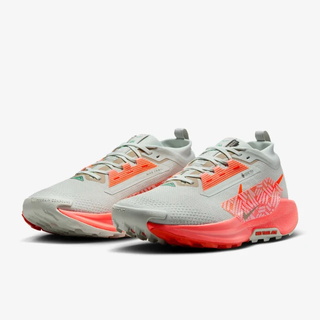 NIKE 耐吉 慢跑鞋 男鞋 運動鞋 緩震 越野鞋 防潑水 PEGASUS TRAIL 5 GTX 白橘 FQ0908-004(2R3581)