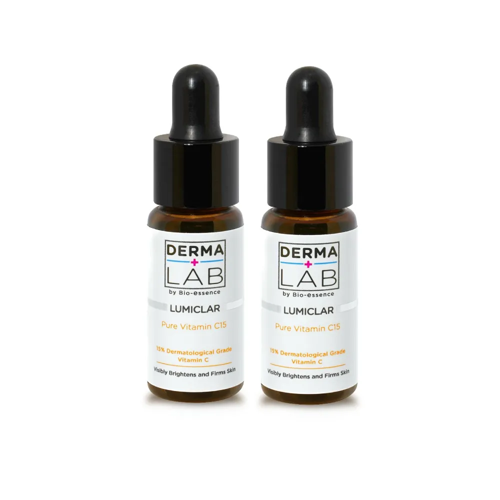 【DermaLab 德美醫研】15%純C肌光安瓶精華15ml(2入組)