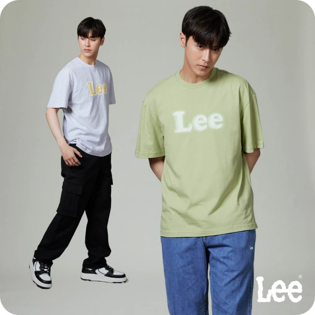 Lee 男裝 短袖T恤 / 胸前撞色大LOGO 共2色 季節性版型(LB402092848 / LB402092975)