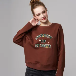 【BLUE WAY】女裝 LOGO貼布繡花 長袖 上衣- ETBOITE箱子