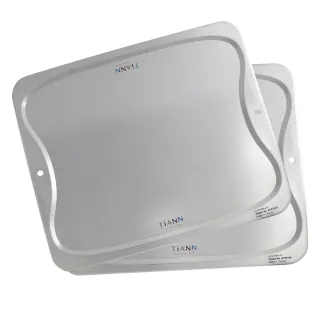 【TiANN 鈦安】專利萬用鈦砧板 大款-36x30公分 二入組(砧盤/抗菌砧板/沾板/切菜板/烘焙烤盤/露營餐盤)