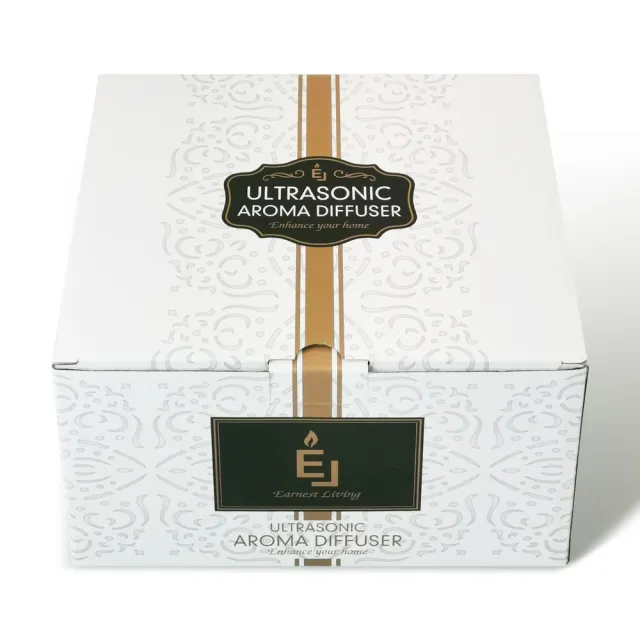 【Earnest Living】陶瓷七彩水氧機禮盒(含精油10mlx6入/送禮首選/加濕器/薰香機/香氛機/水氧機)