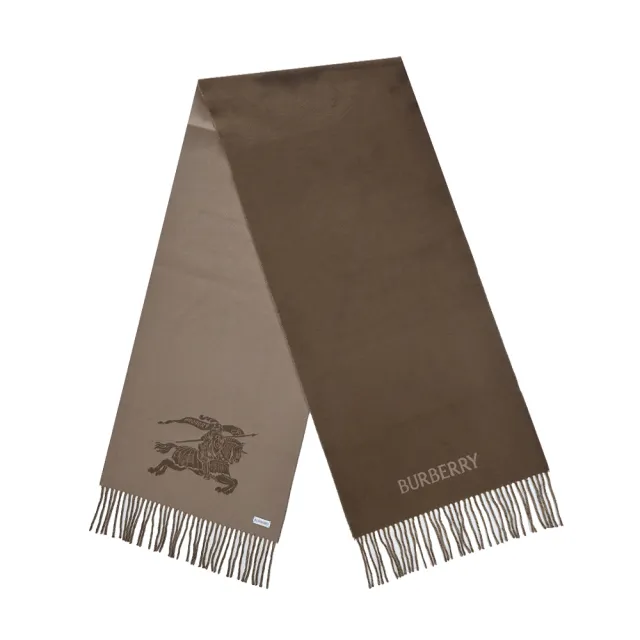 BURBERRY 巴寶莉】經典LOGO雙面兩用羊絨圍巾(任選) - momo購物網- 好評