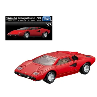 【TOMICA】汽車世界 多美小汽車 PREMIUM 藍寶堅尼 COUNTACH LP400 No.33