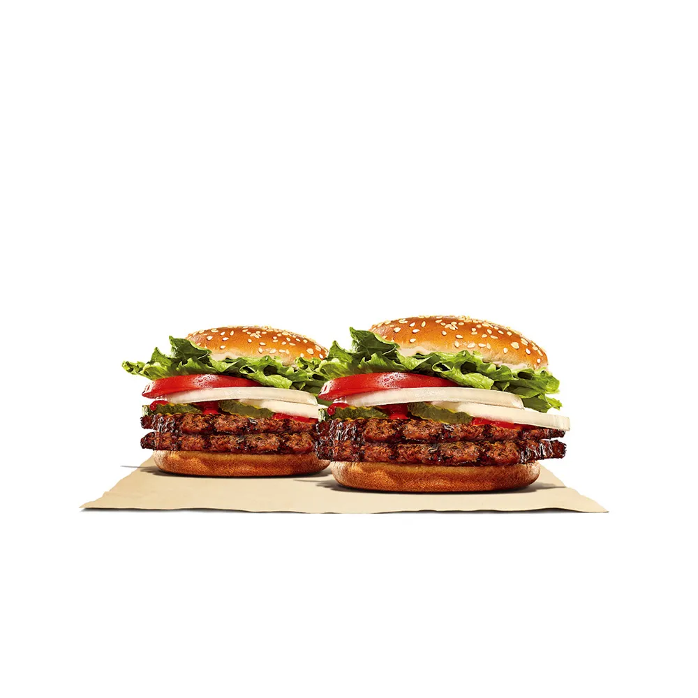 【漢堡王】超值二入組★原味雙層小華堡 喜客券