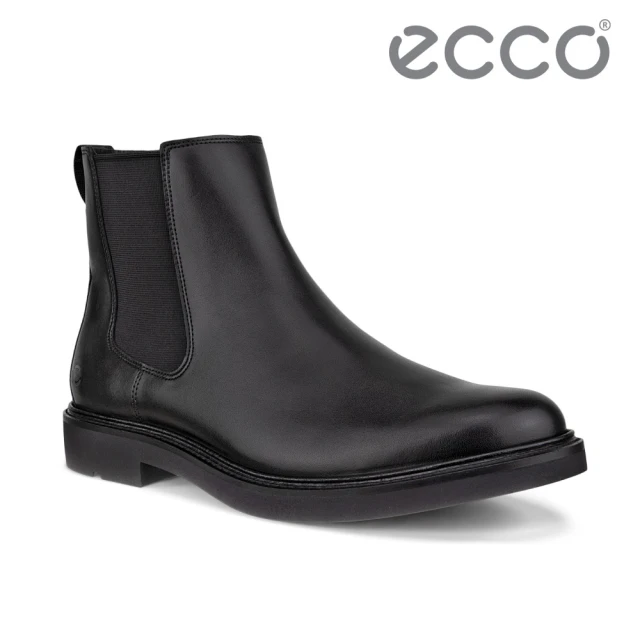 ecco STREET 720 W 街頭趣闖防水皮革休閒鞋 