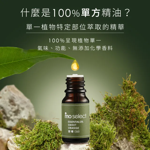 【mo select】100%檸檬植物精油 10ml(精油/香氛精油/水氧機精油/檸檬精油)