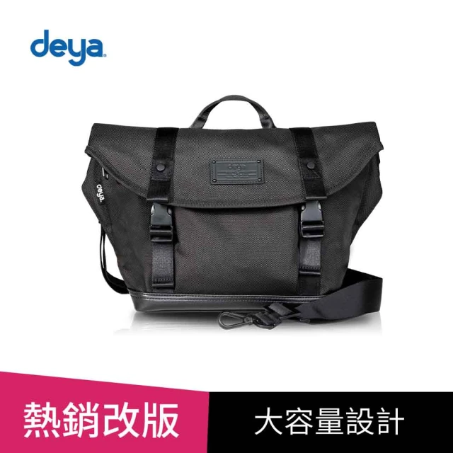 deya 雙11限定 新品 cross 郵差包-黑色