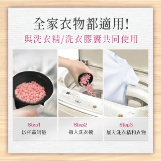 【Lenor 蘭諾】衣物芳香豆/香香豆 455ml補充包 x2(甜花石榴香/晨曦玫瑰/清晨草木/檸紫羅蘭/甜柔麝香)