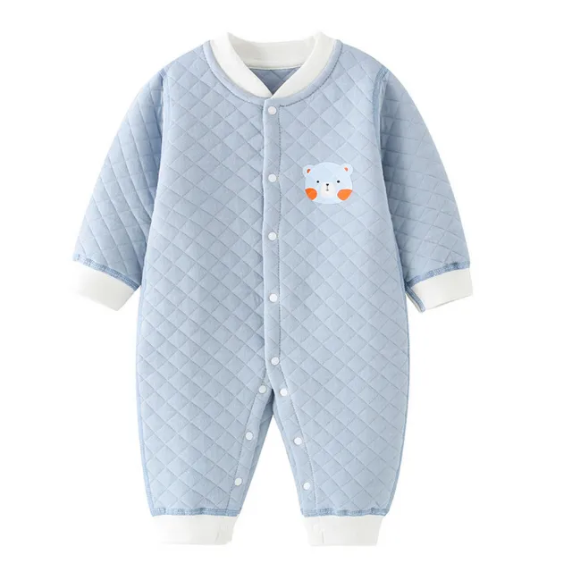 【BRIGA jhsshy020】BRIGA jhsshy020秋冬夾棉加厚純棉保暖衣服新生兒冬季哈衣無骨寶寶爬服(jhsshy020)