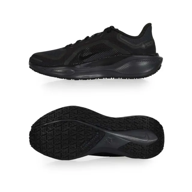 【NIKE 耐吉】AIR ZM PEGASUS 41 GTX 男透氣緩震防水慢跑鞋 黑(FQ1356-001)