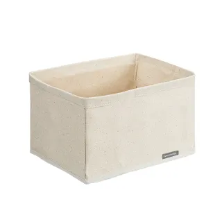 【SHIMOYAMA 霜山】高度可調節棉布收納盒-L-3入(抽屜分隔箱/分隔籃/置物籃)