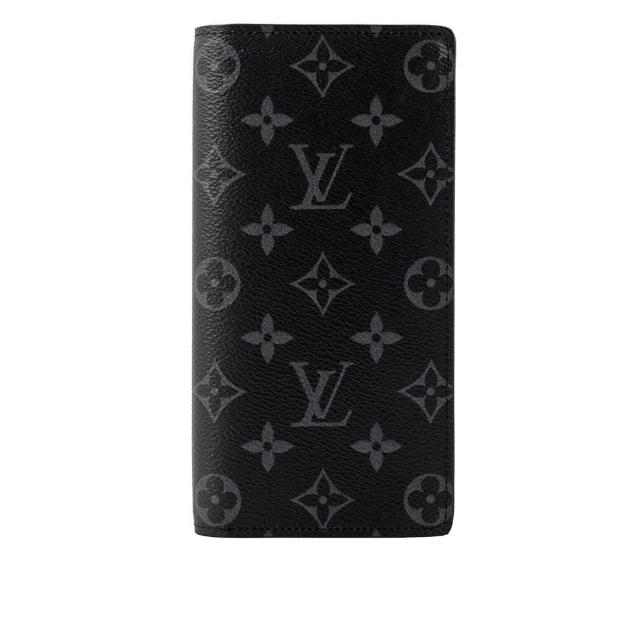 【Louis Vuitton 路易威登】Monogram Brazza 側拉鍊對開長夾(M61697)