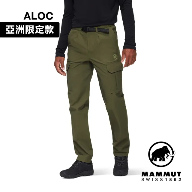 【Mammut 長毛象官方直營】Mountain Cargo Pants AF Men 山系工裝長褲 深沼澤綠 男款 #1022-02140