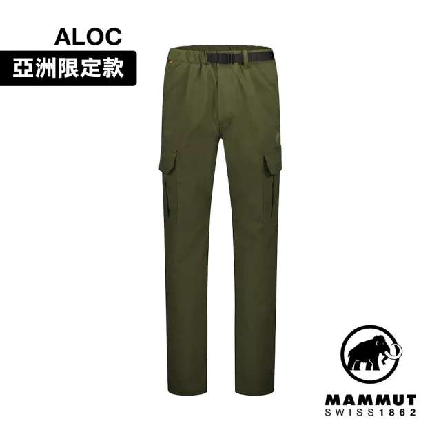 【Mammut 長毛象官方直營】Mountain Cargo Pants AF Men 山系工裝長褲 深沼澤綠 男款 #1022-02140