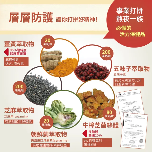 【多立康】五味子芝麻錠2罐共120粒(含牛樟芝菌絲體與薑黃萃取物/素食可用)