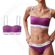 【Calvin Klein 凱文克萊】Modern Cotton女內衣 棉質寬版鬆緊帶薄襯運動內衣/CK內衣(紫色)