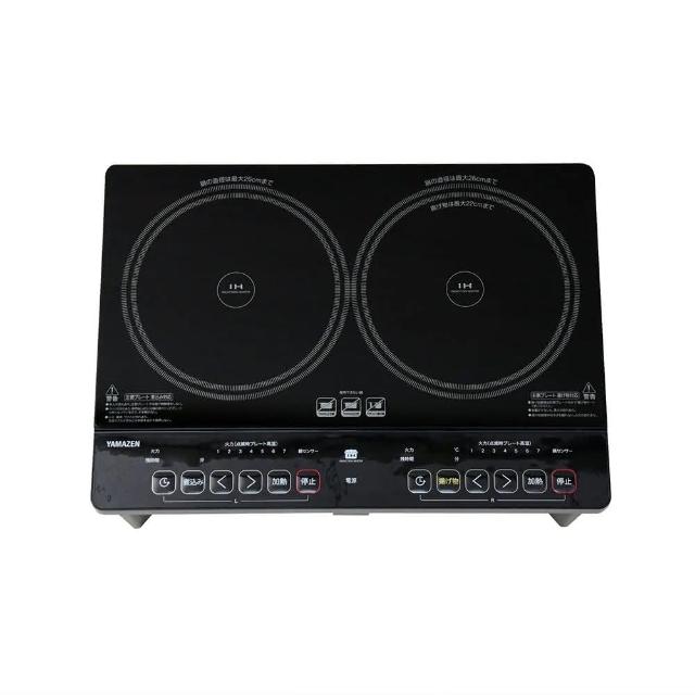 【YAMAZEN 山善】桌上型IH觸控式雙口電磁爐(YES-WL1456TW)