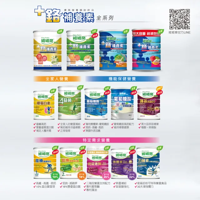 【維維樂】+鉻補養素PLUS 800g/罐