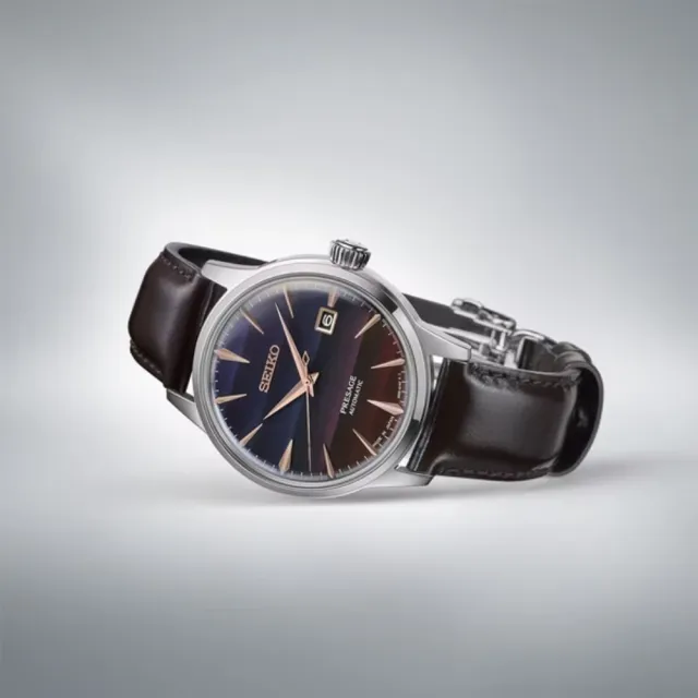 【SEIKO 精工】Presage 東京夕陽 STAR BAR 限量調酒師系列機械錶-40.5mm(SRPK75J1 / 4R35-06F0P)