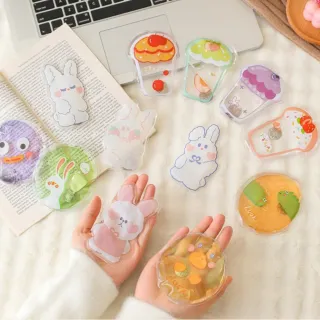 【Dagebeno荷生活】可重複使用小巧便攜暖暖包 快速升溫舒適手感創意造型暖手寶(1入)