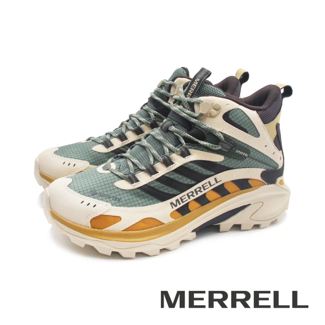 MERRELL 男 MOAB SPEED 2 MID GTX防水中筒登山健行鞋 男鞋(綠色)