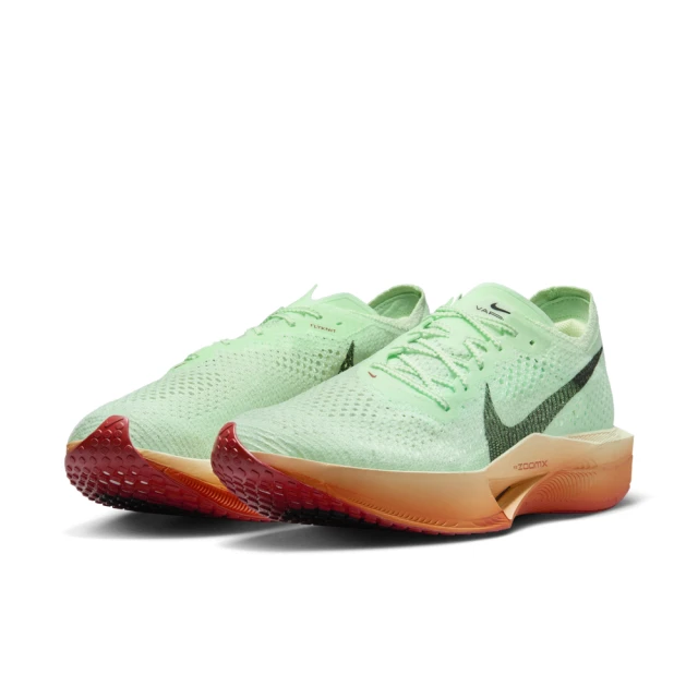 NIKE 耐吉 運動鞋 慢跑鞋 馬拉松 路跑 男鞋 ZOOMX VAPORFLY NEXT% 3 FK EK 綠色 碳纖維(HJ7040300)